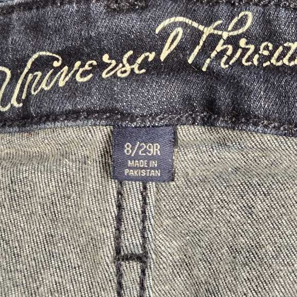 Universal Thread 8/29R High Rise Skinny Jeans Dark Wash 5 Pocket Zipper Stretch - Picture 4 of 5